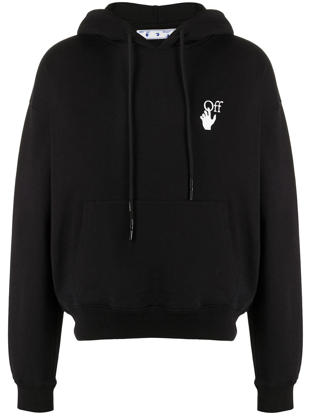Off-White c/o Virgil Abloh Cotton Pascal Arrow Hoodie in Black for 