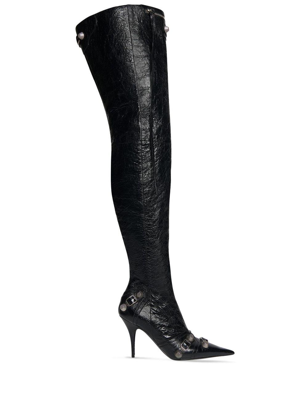 Balenciaga Cagole 90mm Over the knee Boots in Black Lyst UK