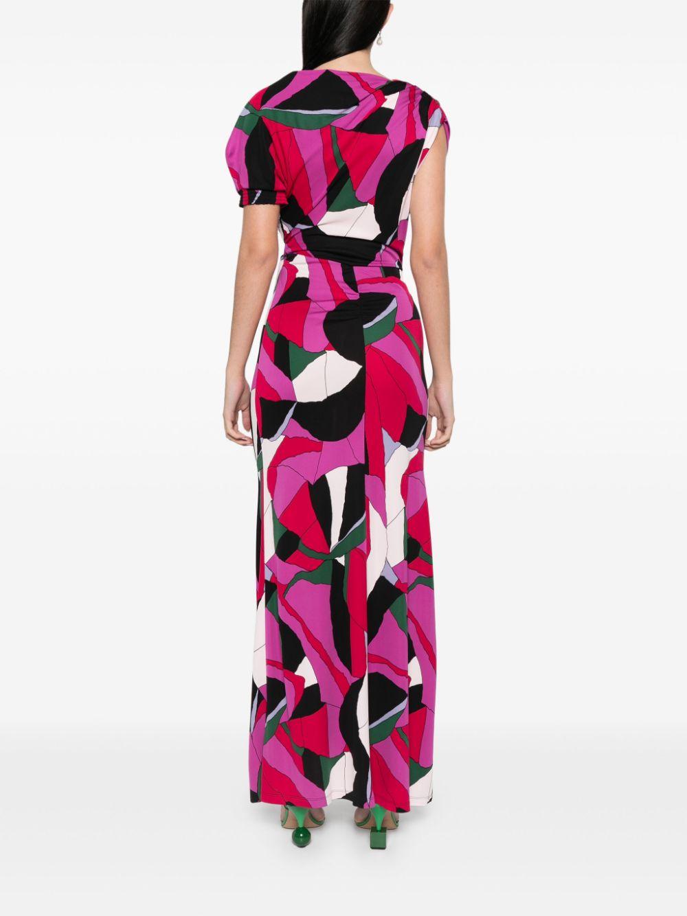 Diane von Furstenberg レディース レッド Eliana マキシドレス ワンピース