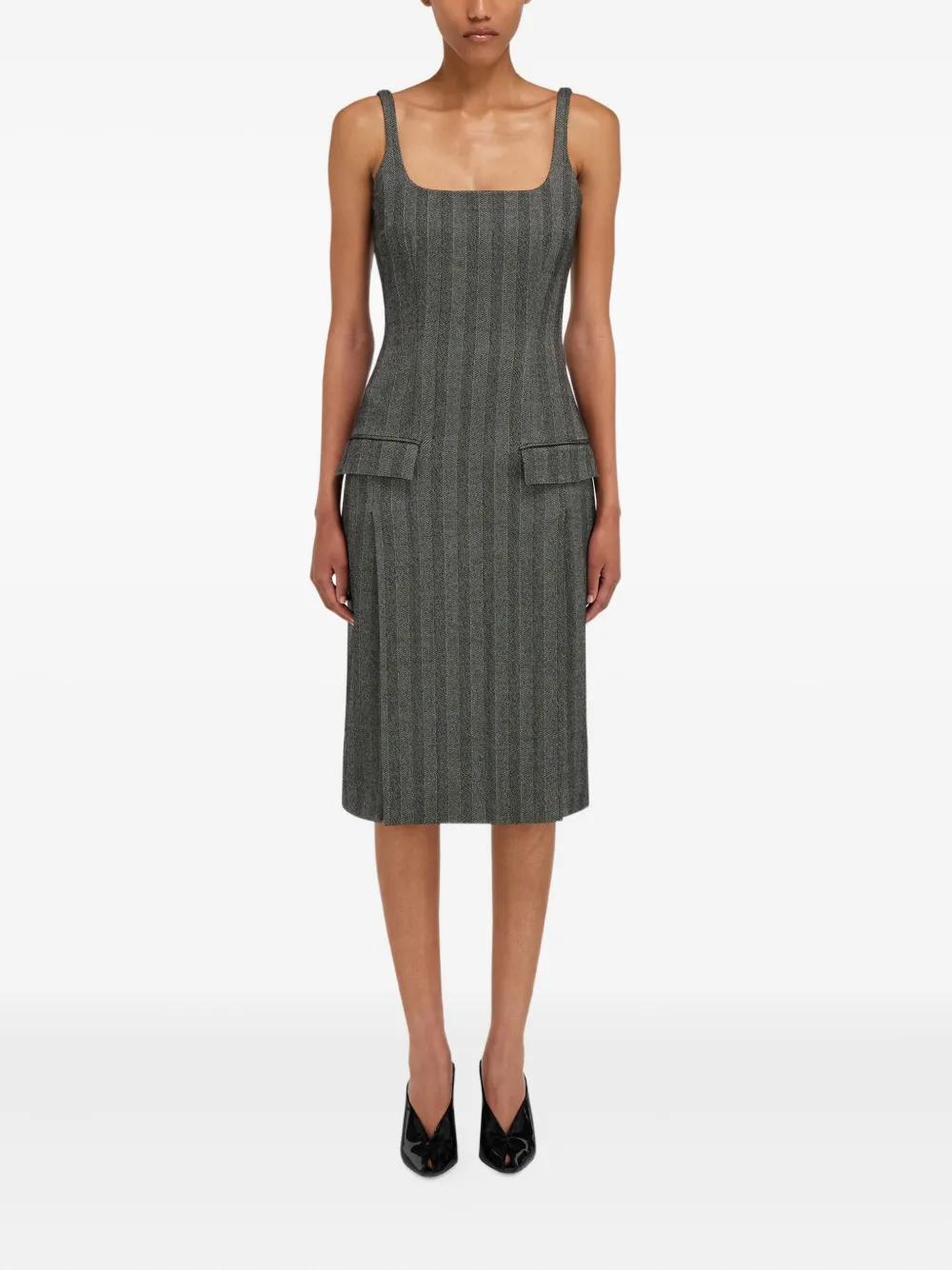 ワンピース FERRAGAMO Woman Dress Green 13E761 773055 005 Ferragamo Outlet: Dress woman - Green | Ferragamo dress