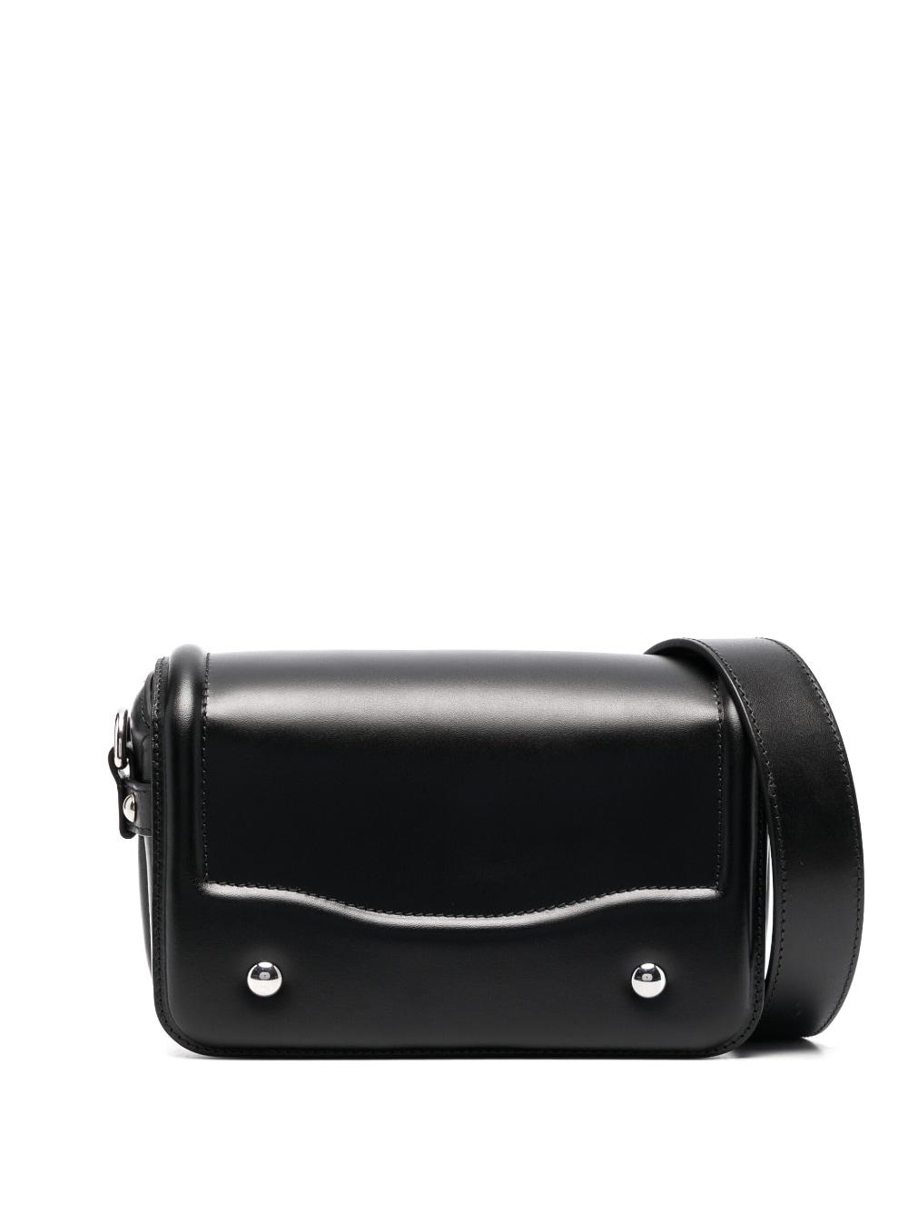 Lemaire Foldover Leather Crossbody Bag in Black Lyst