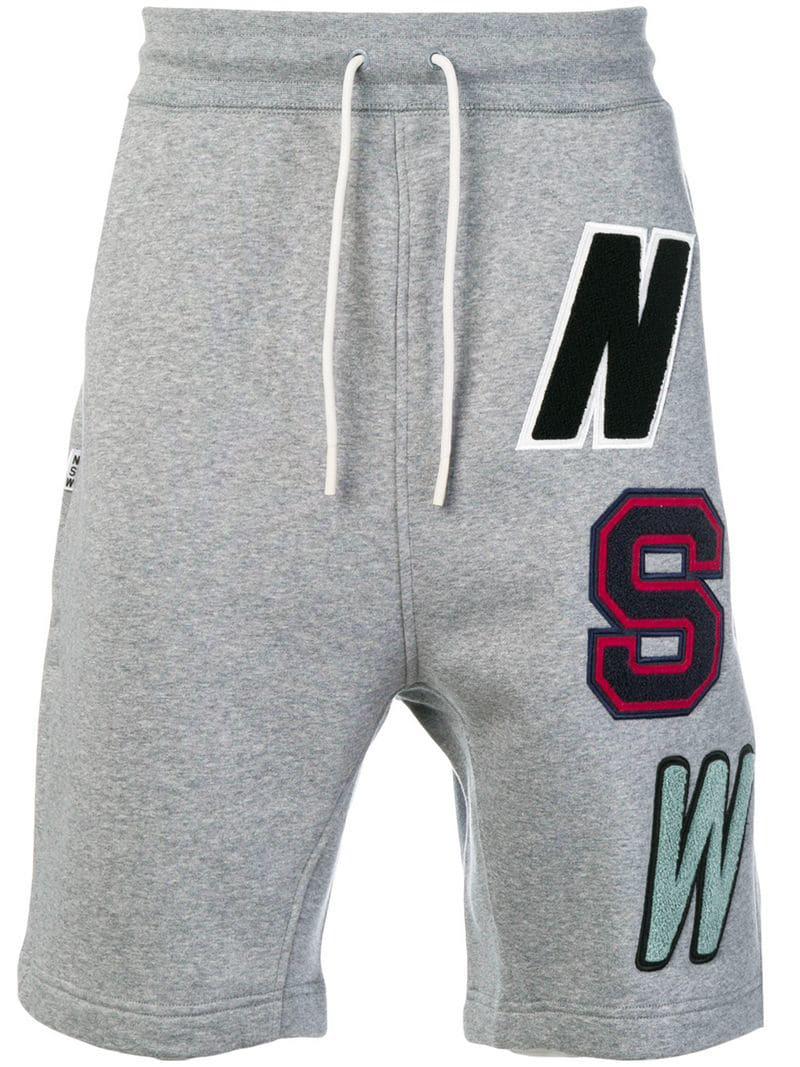 Nike Nsw Sportswear Fleece Shorts in Grey (Gray) for Men | Lyst