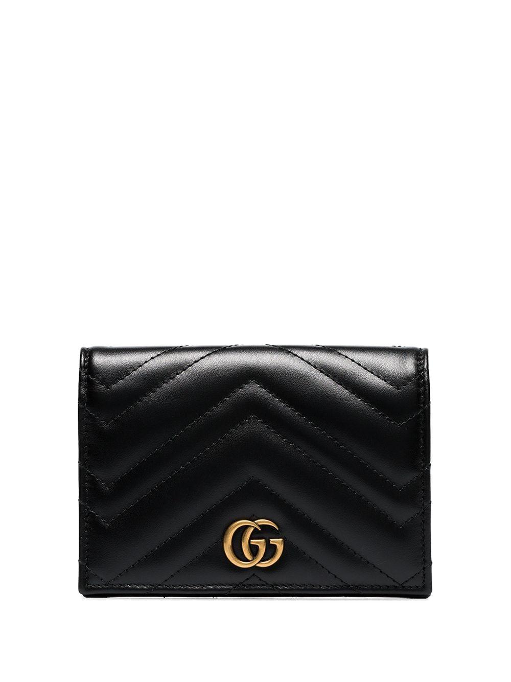 GG Marmont Quilted Passport Wallet 
