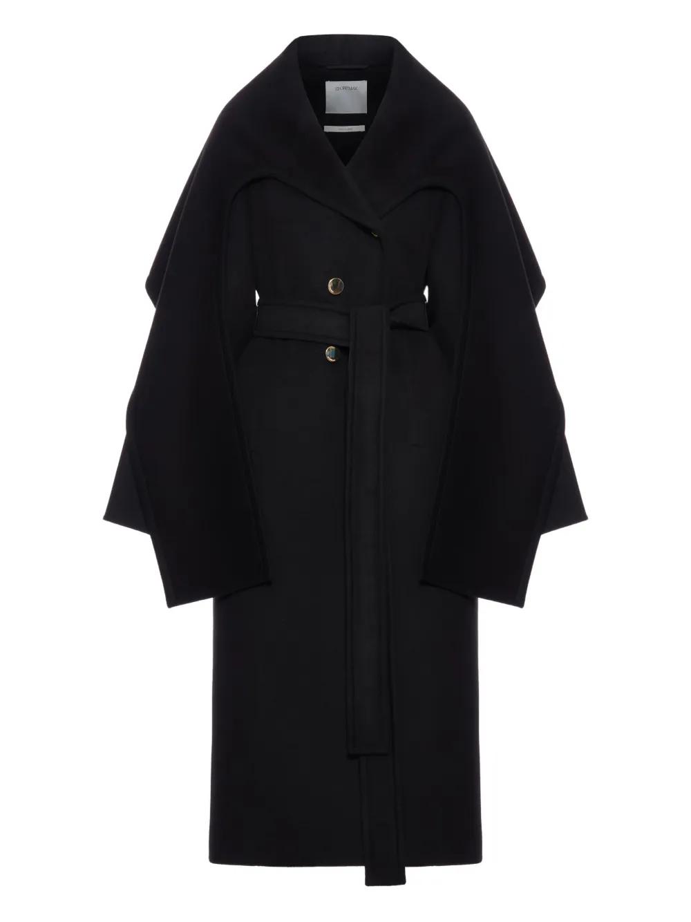 SPORTMAX ブラック ロングコート SPORTMAX（MAX MARA） - スポーツマックス チェスターコート