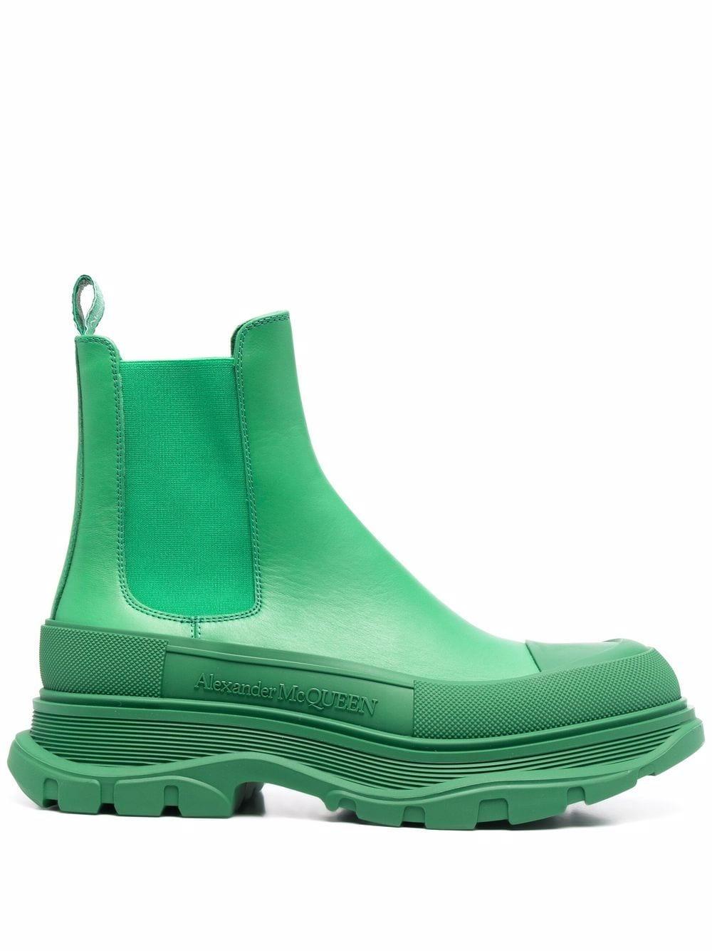 Alexander McQueen Boots Green for Men Lyst Australia