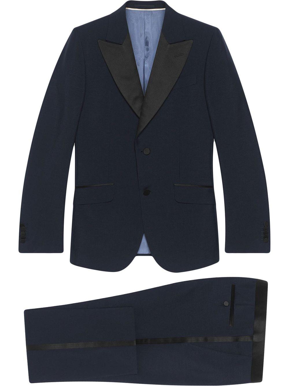 Gucci Heritage Singlebreasted Tuxedo in Blue for Men Lyst