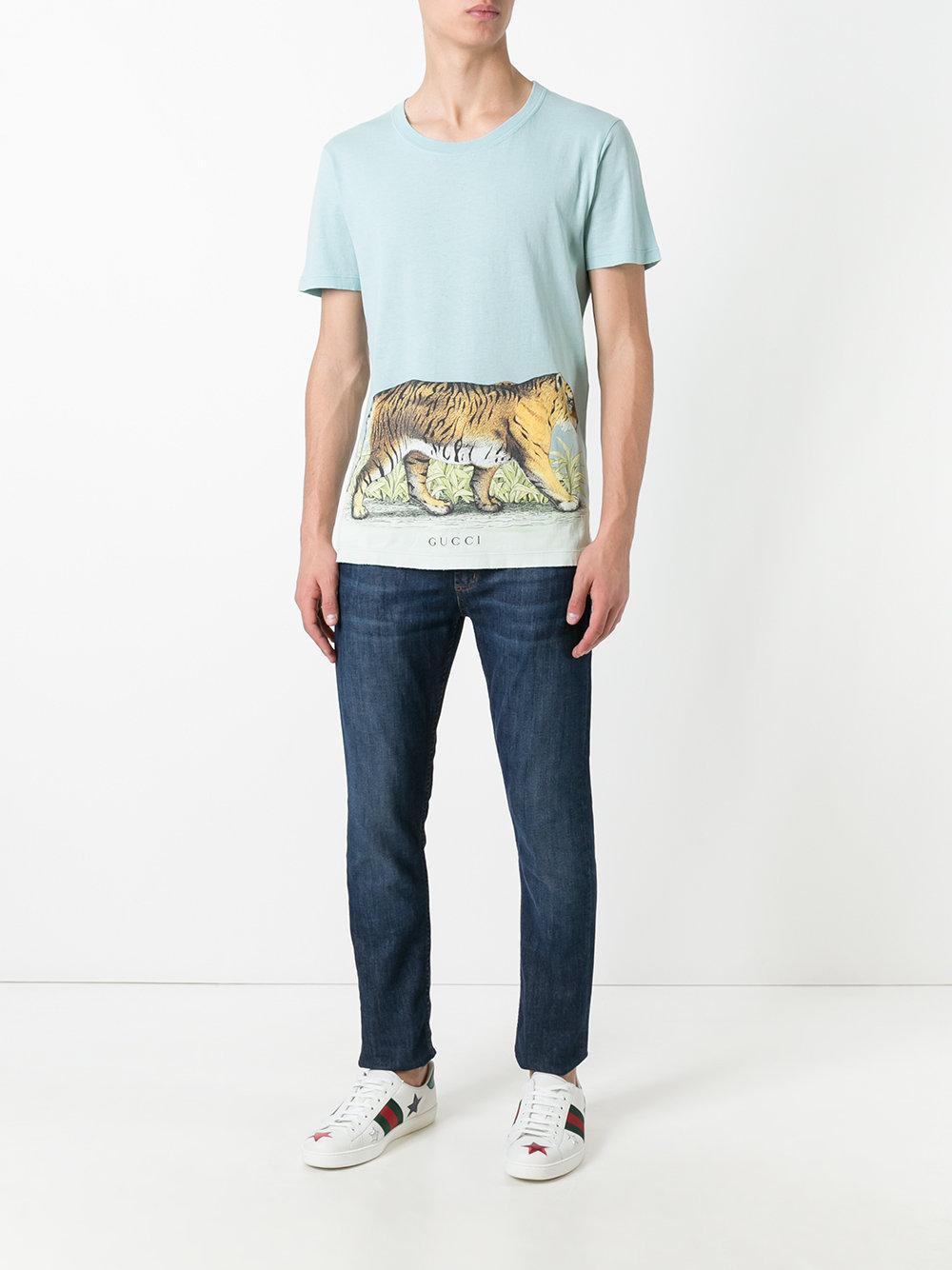 gucci t shirt tiger print