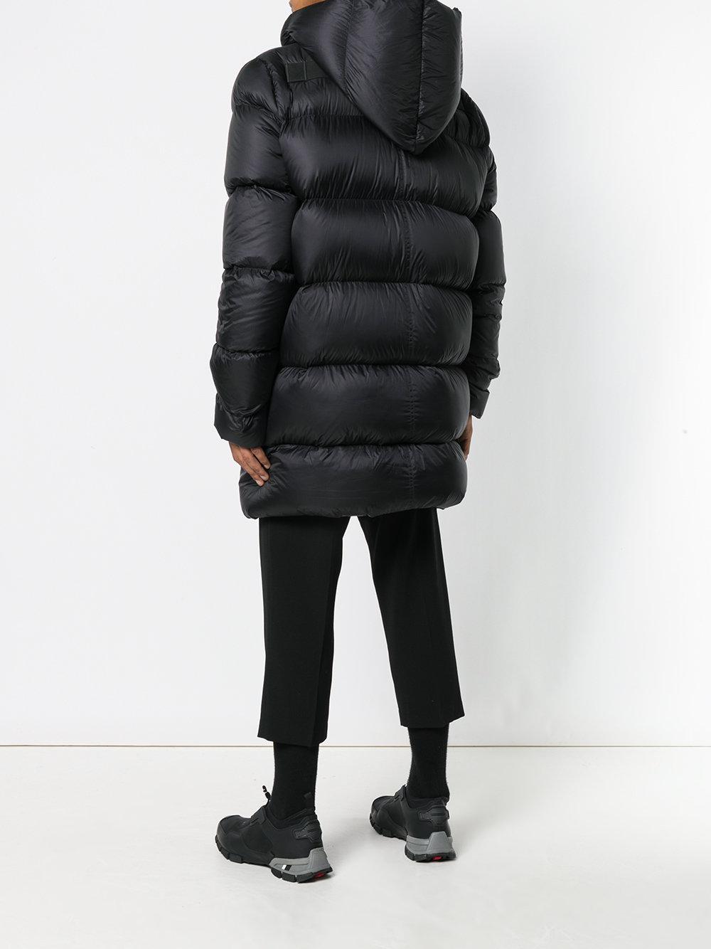 Rick Owens Wool Shearling-detailed Oversized Puffer Coat in Black for ...