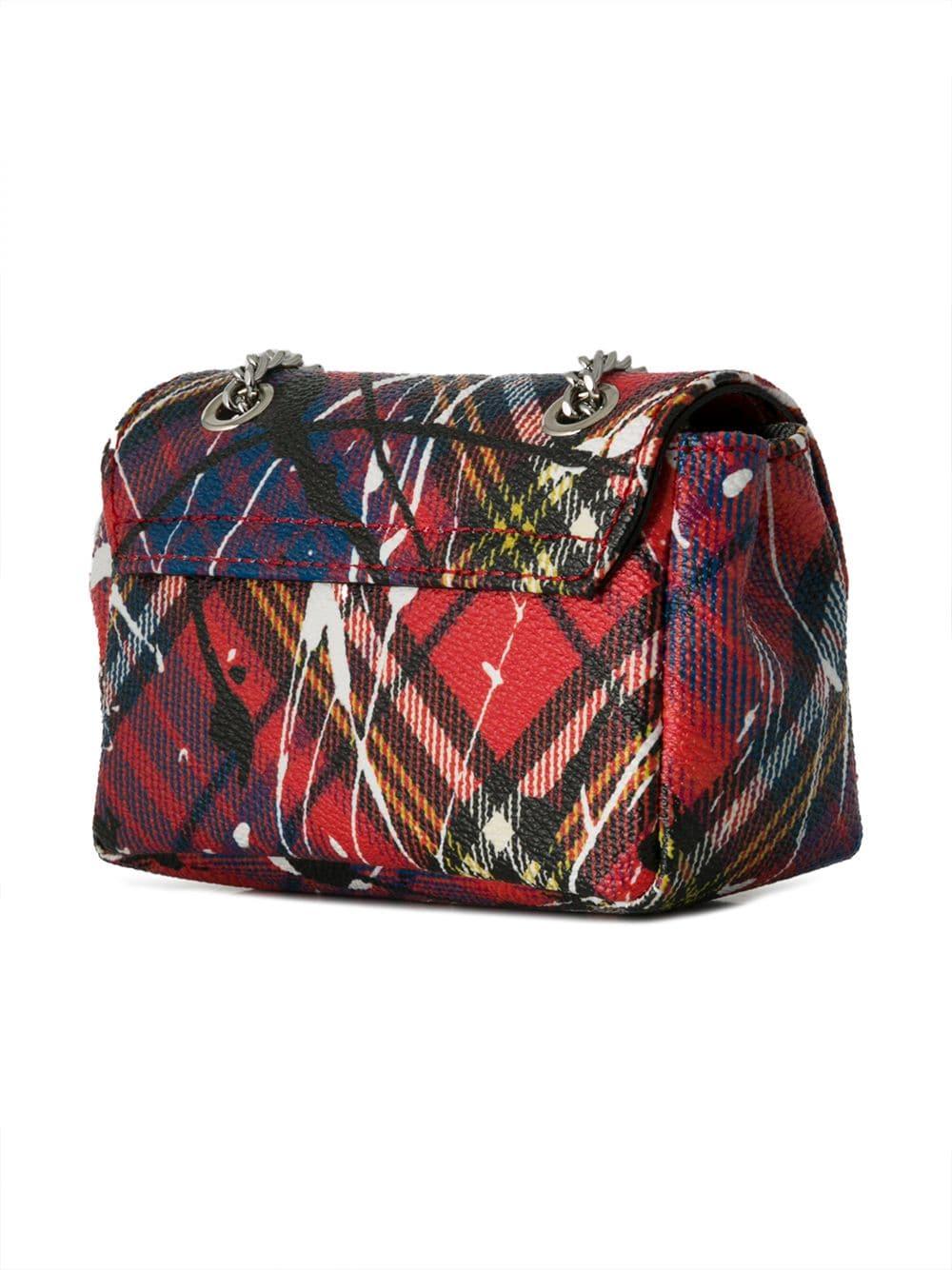 vivienne westwood red tartan bag