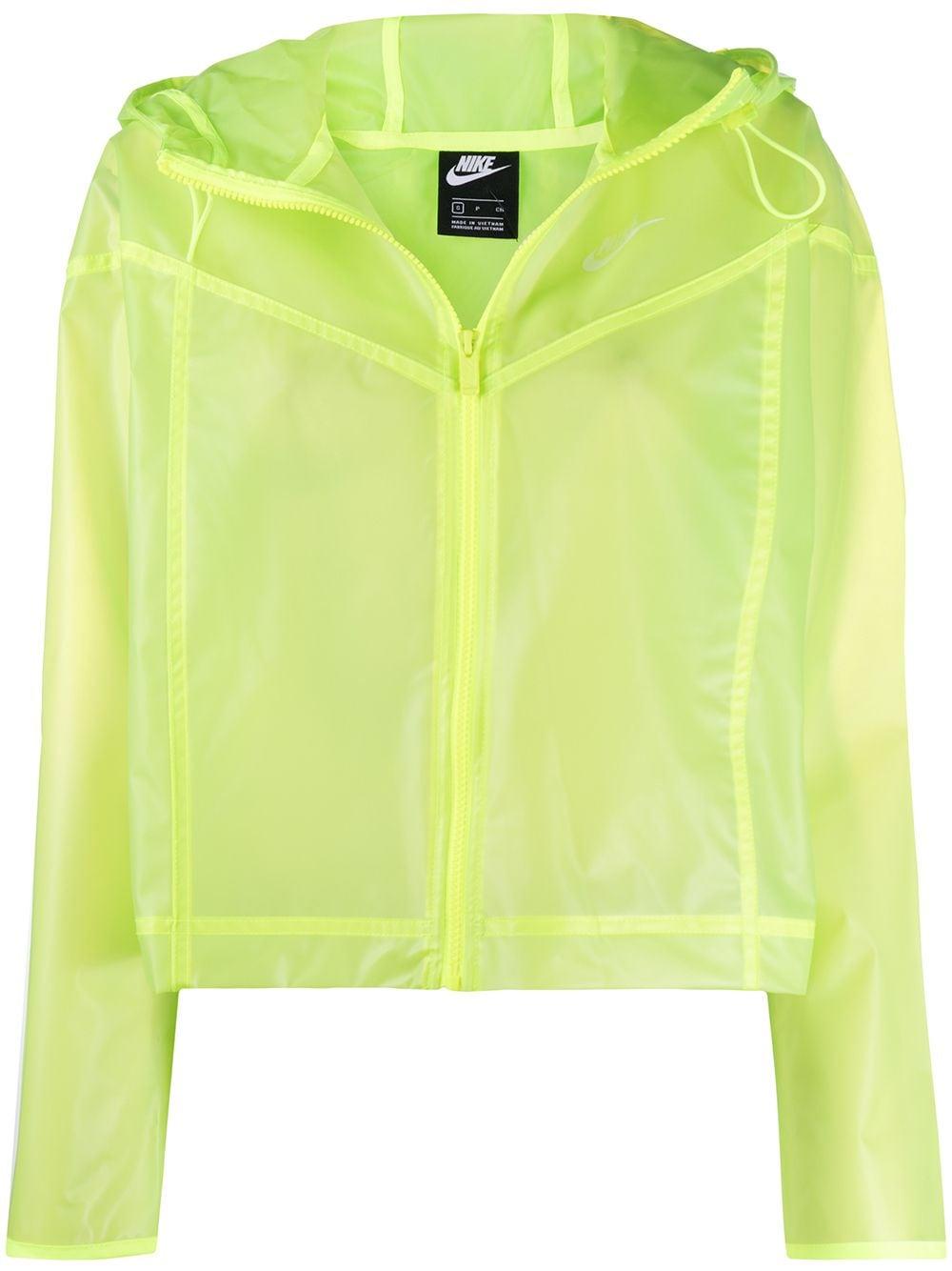 Nike Windrunner Transparent Jacket in Yellow | Lyst