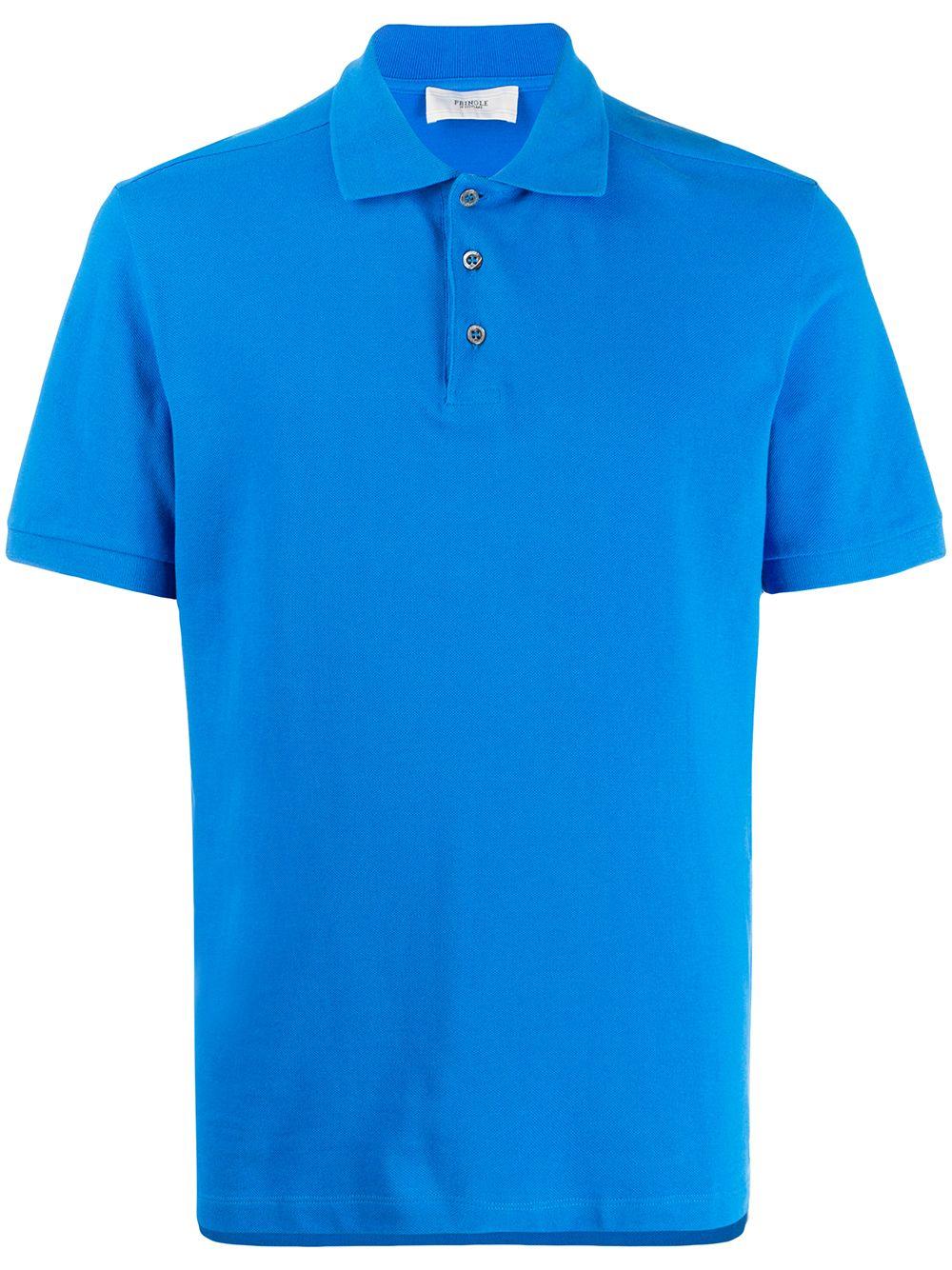 Pringle of Scotland Short Sleeve Emblem Logo Polo Shirt in Blue for Men ...