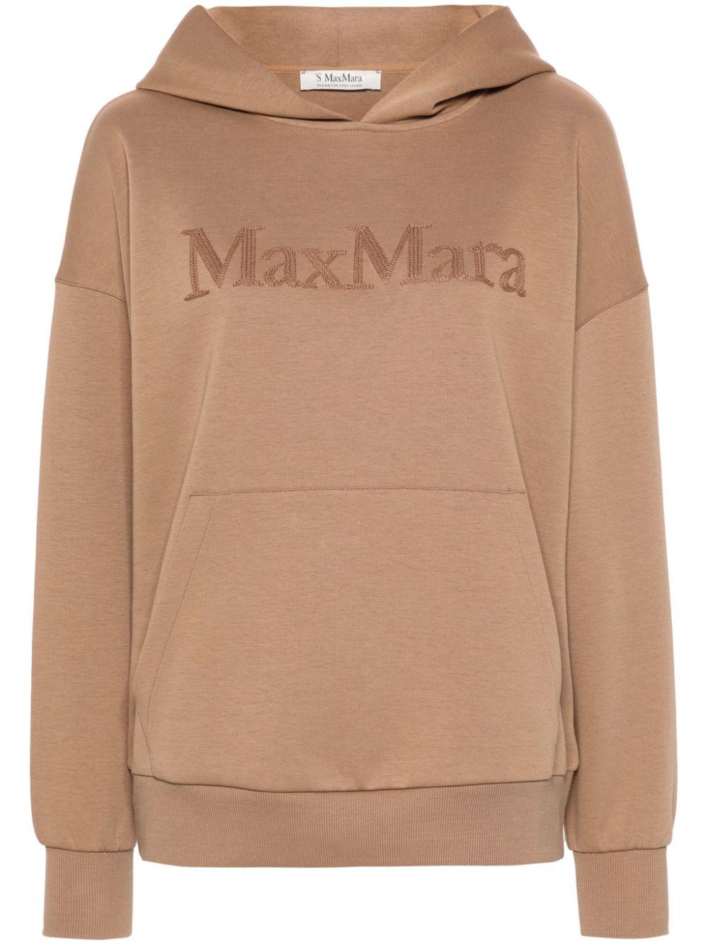 Max Mara Sapore Hoodie in Natural | Lyst