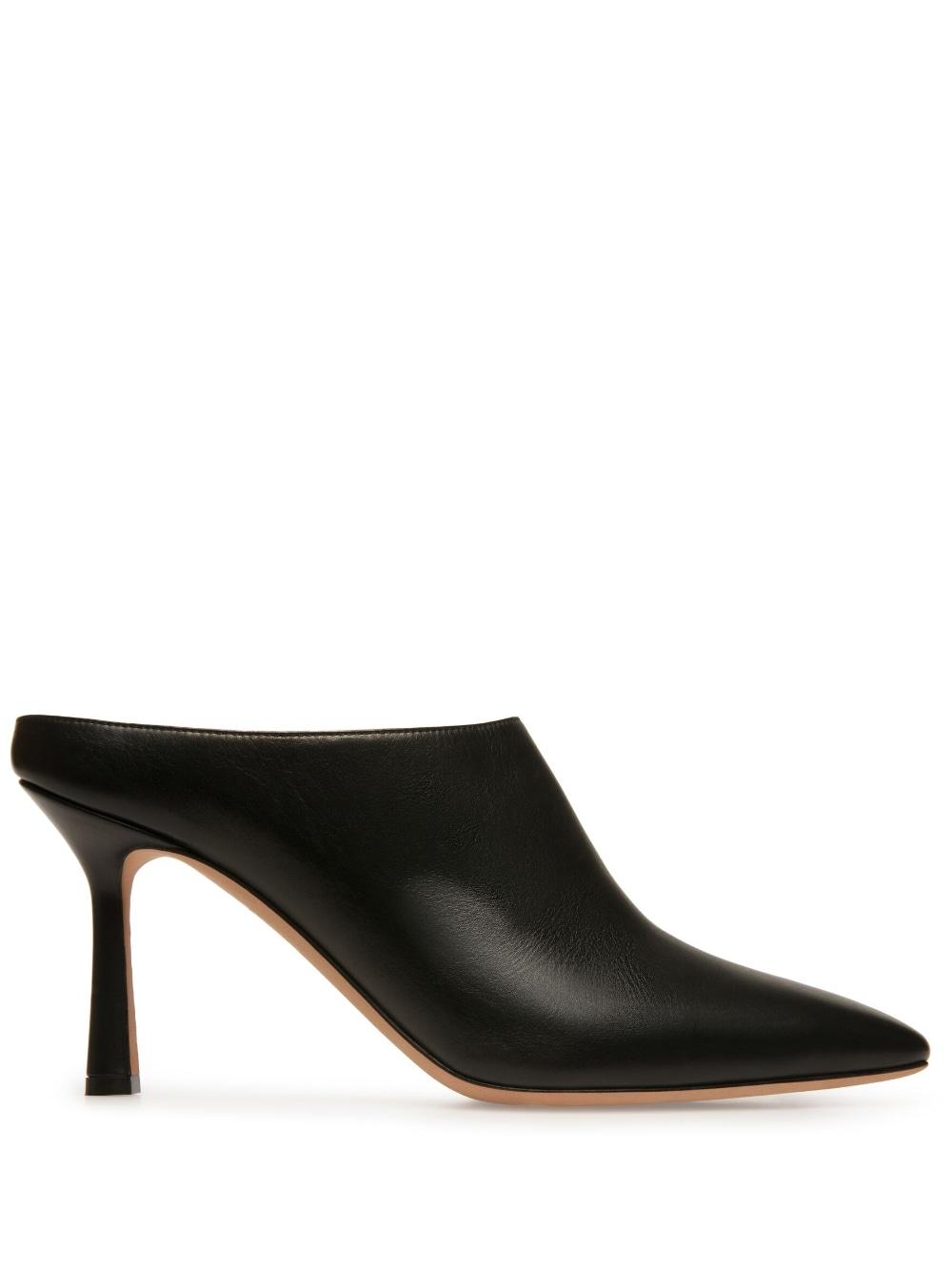 Bally Nadine 85mm Leather Pumps in Black | Lyst