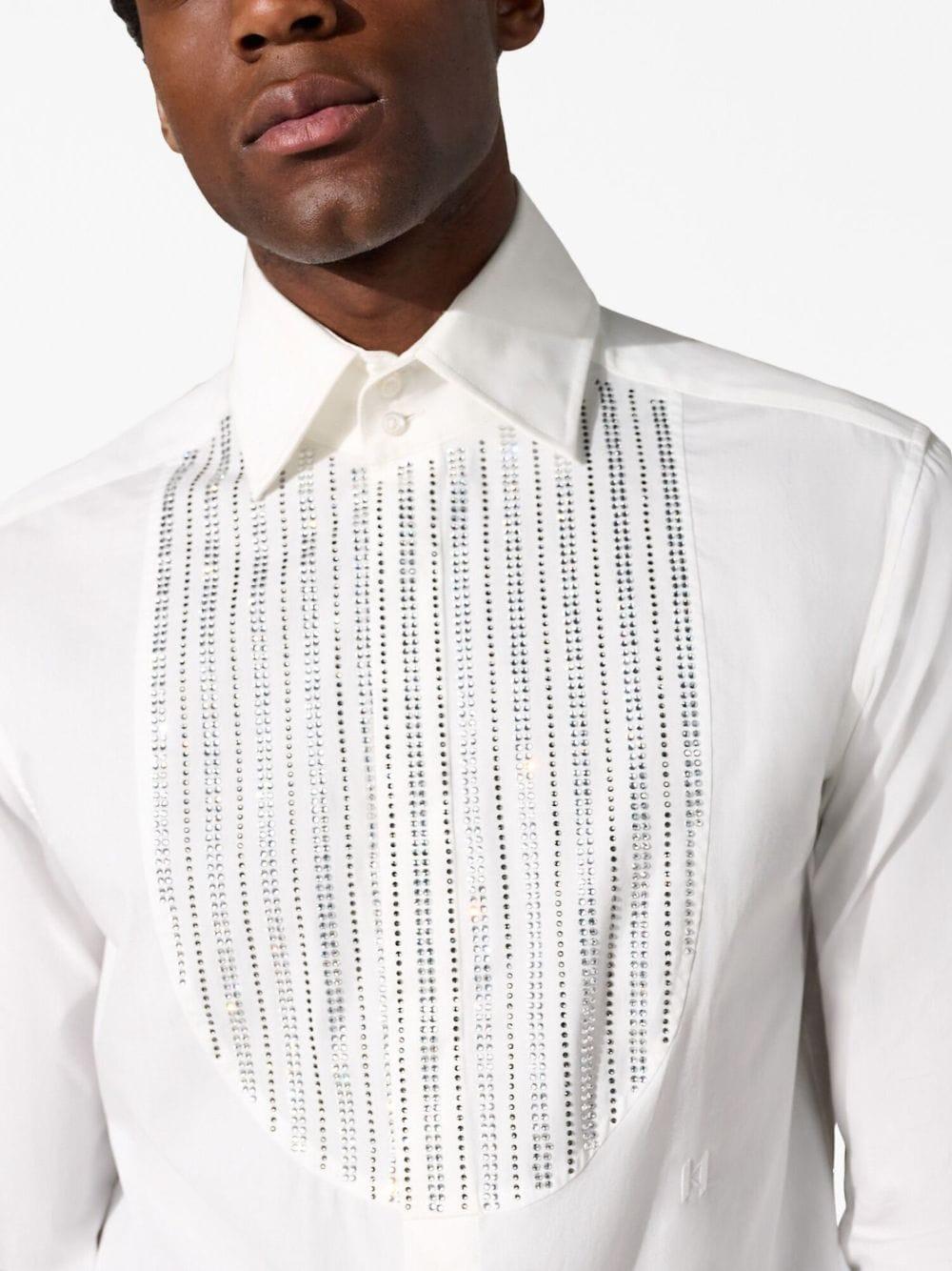 Karl Lagerfeld Hun's Pick Signature Shirt in White for Men | Lyst
