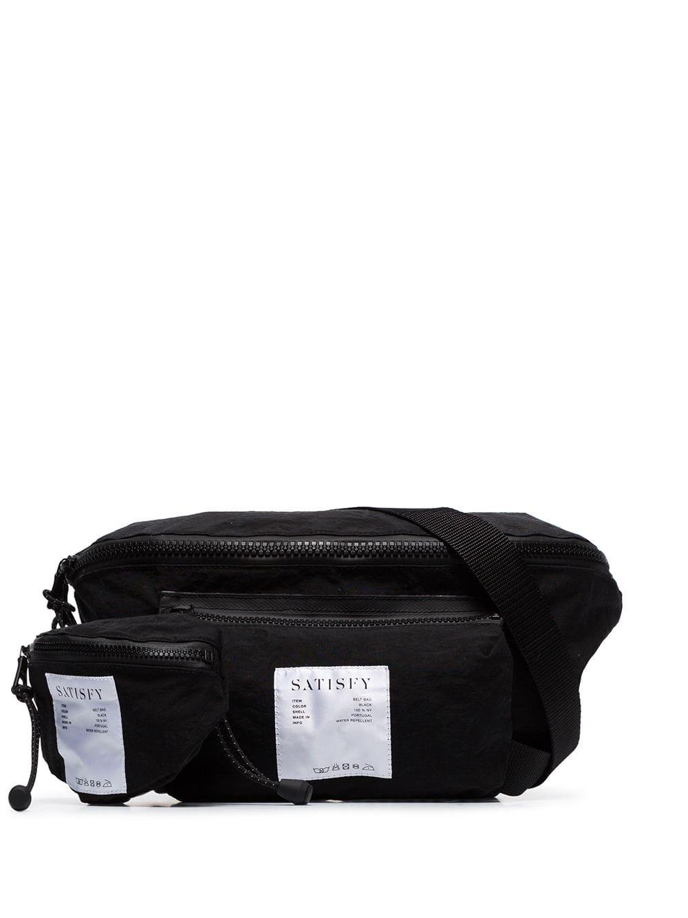 Satisfy Logo Patch Messenger Bag in Black for Men - Lyst