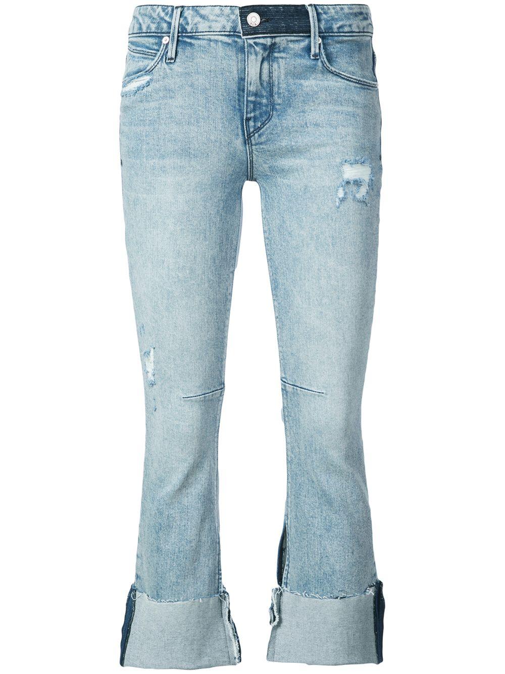 RTA Denim Prince Cropped Jeans in Blue - Save 79% - Lyst