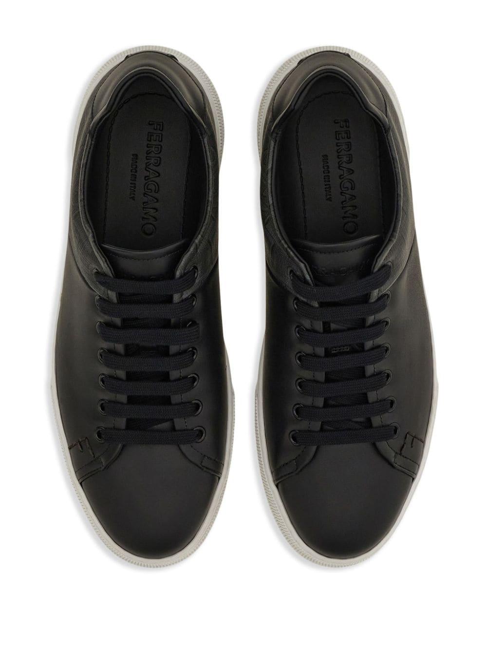 Ferragamo Low Top Sneakers in Black for Men Lyst UK