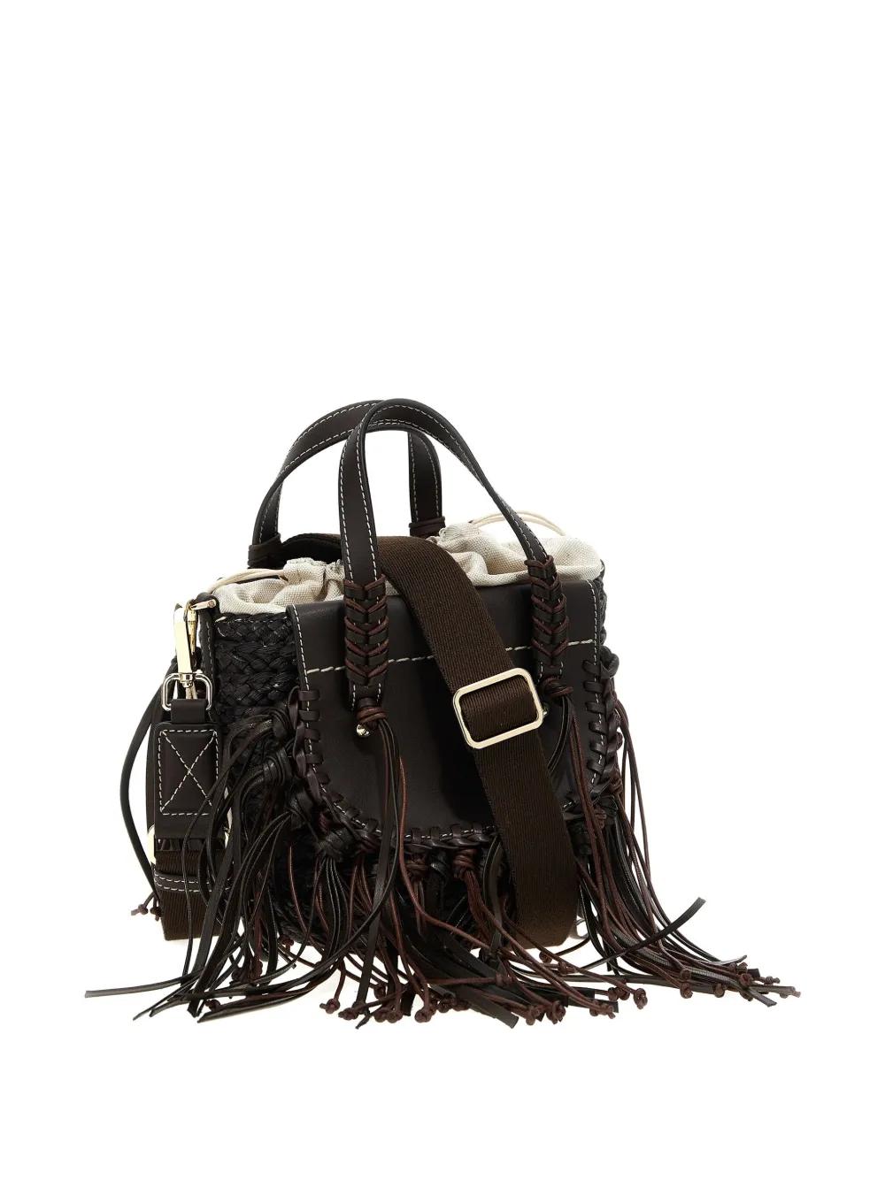 トートバッグ CUBA LAB Cuba Lab 'Habanera Fringes - Ebony' handbag CUBA LAB Habanera Fringes Tote Bag in Black | Lyst