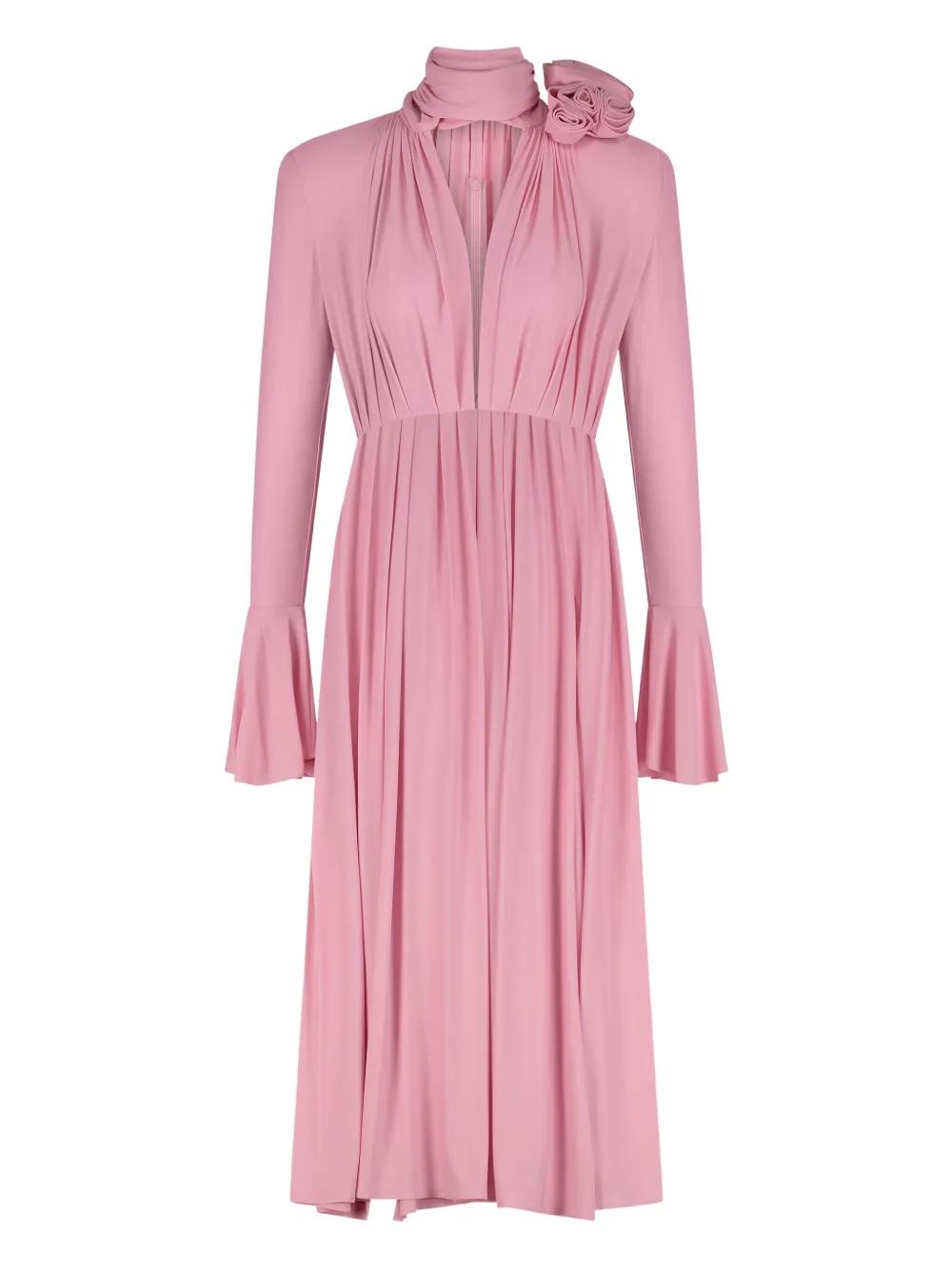 新品✨magda butrym H&M ローズモチーフハイネックワンピース M