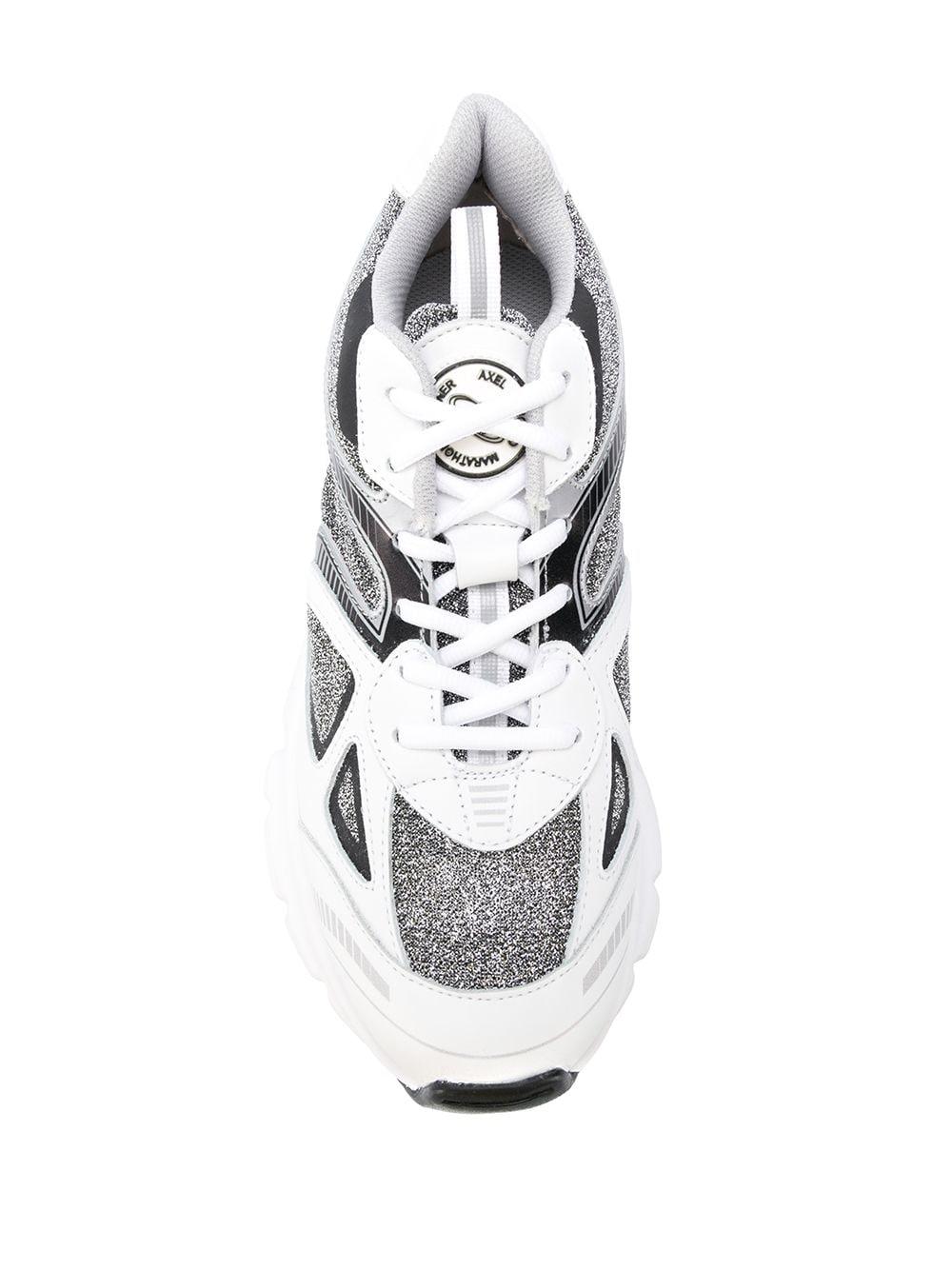 Axel Arigato Marathon Glitter Chunky Sneakers in White - Lyst