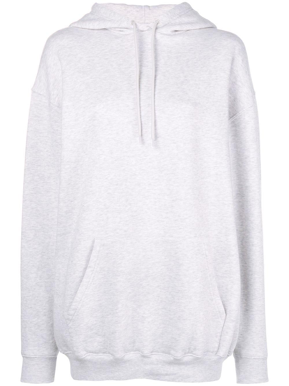 Balenciaga Cotton Logo Hood Hoodie in Grey (Gray) | Lyst