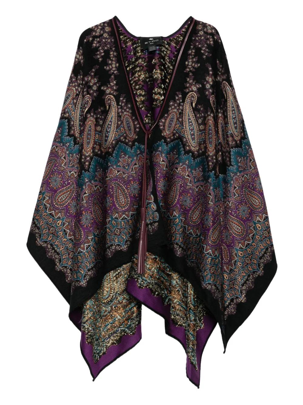 【送料&関税込】Etro Paisley Printed Asymmetric Poncho 27451961_57294533_600.jpg