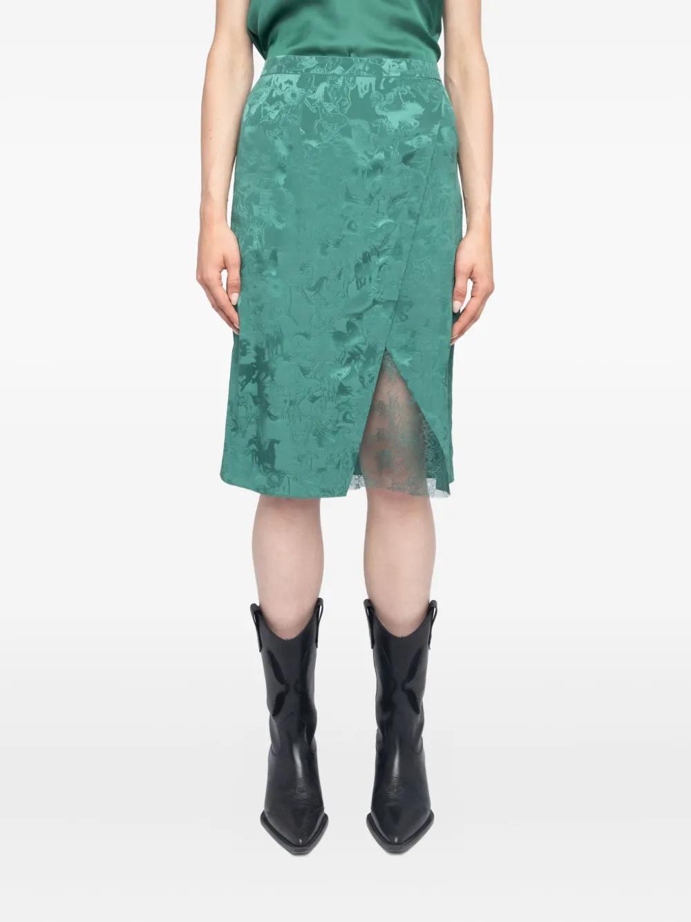 スカート ZADIG & VOLTAIRE MULTICOLOR VISCOSE SKIRT Zadig + Voltaire June Flower Skirt Size 34 Retail 368.00 | eBay