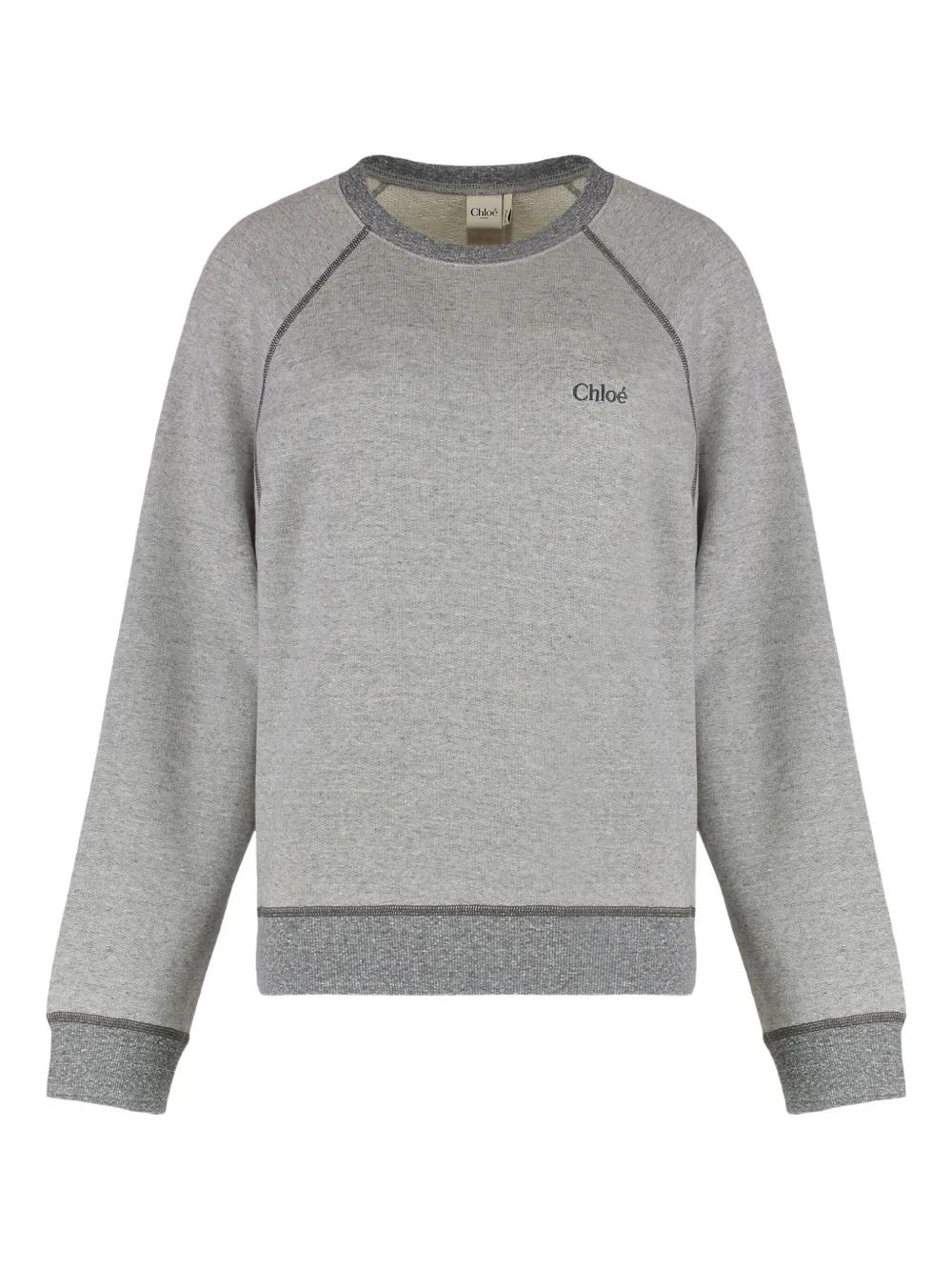 その他 Chloe FW25 CROPPED ROUND NECK SWEATSHIRT (CH24AJH12192 4C6) Chloé Sweatshirts for Women | Online Sale up to 80% off | Lyst