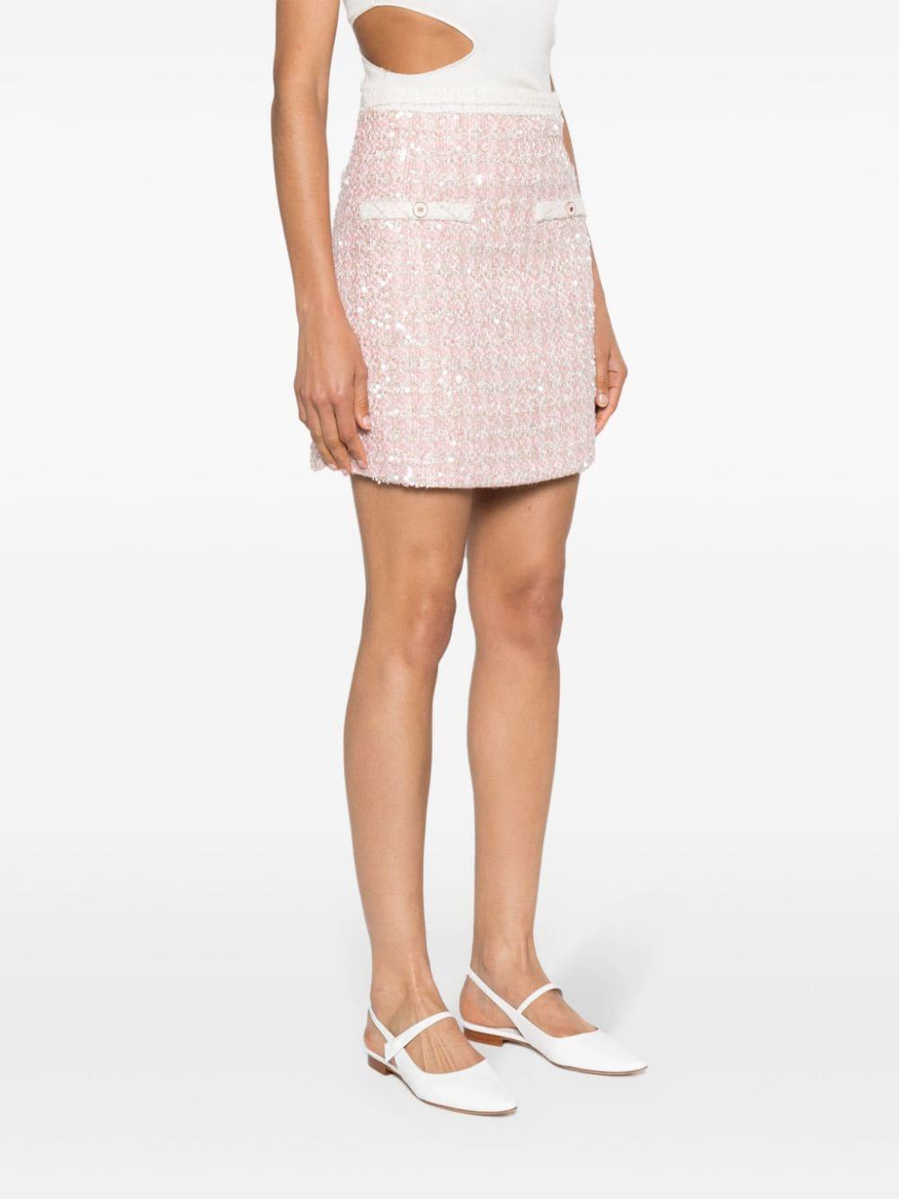 Sandro Tweed Mini Skirt ツイードミニスカート SANDRO Tweed mini skirt | THE OUTNET