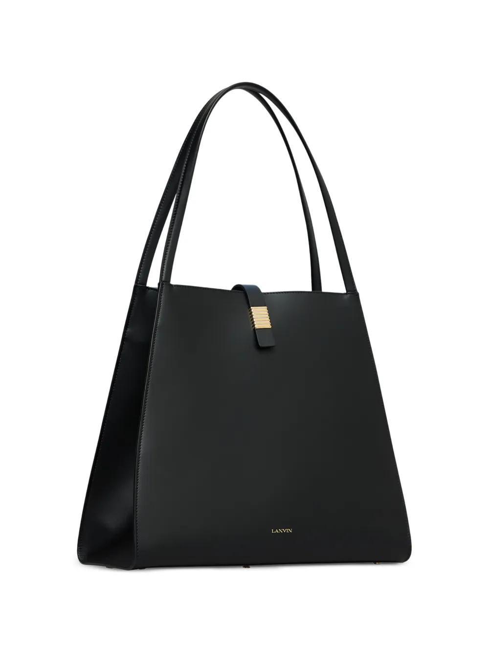 Sac Lanvin En Cuir Marron - Bandoulière Vintage Pour Femme