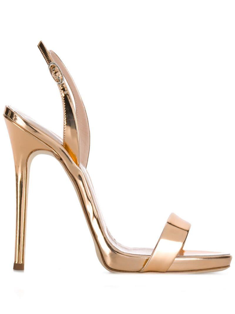 Giuseppe zanotti cheap gold sandals