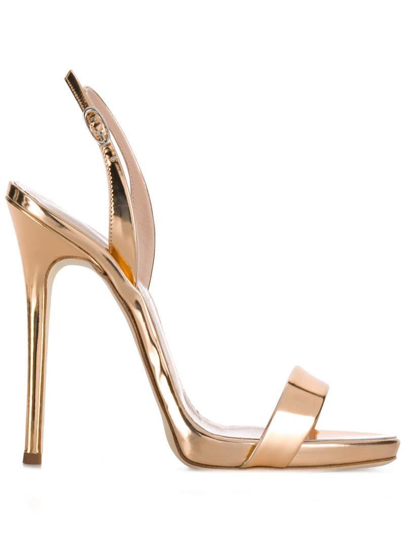 Giuseppe Zanotti Sophie Sandals in Metallic | Lyst Australia