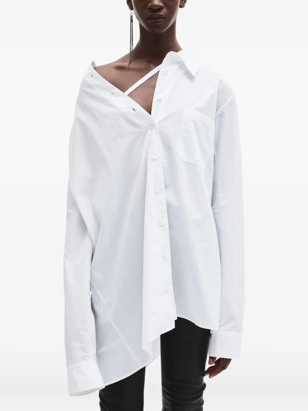 タグ付き♡ANN DEMEULEMEESTER＊シャツ　ブラウス　白　36 ANN DEMEULEMEESTER（アンドゥムルメステール）中古・古着