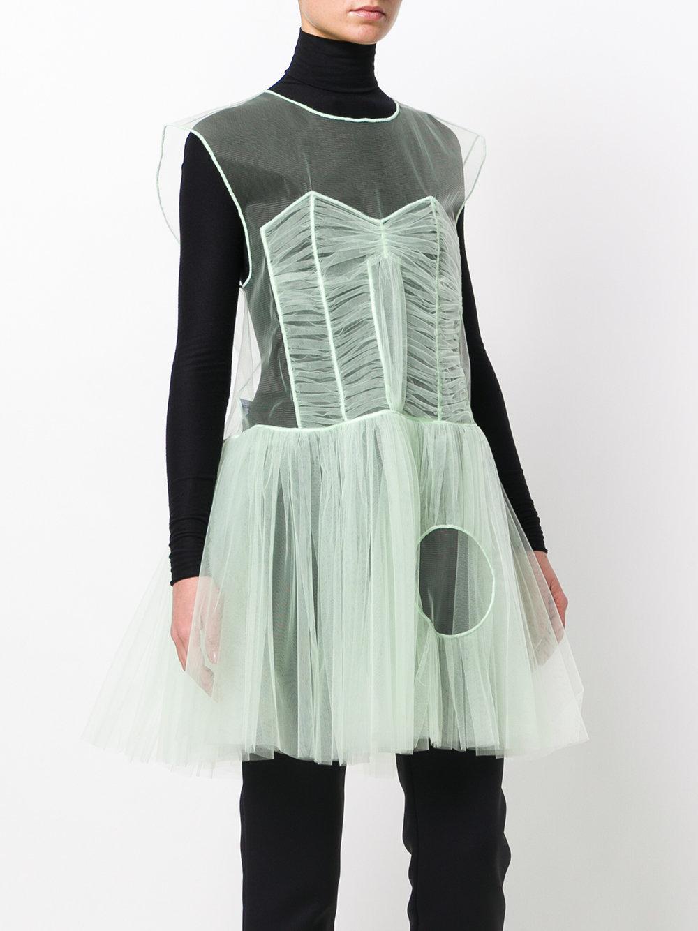 Viktor Rolf Dress With Hole Short Dress In Green Lyst