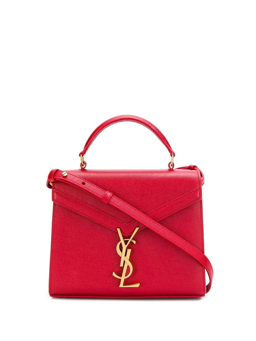 Saint Laurent Red Cassandra Chain Wallet Bag – BlackSkinny