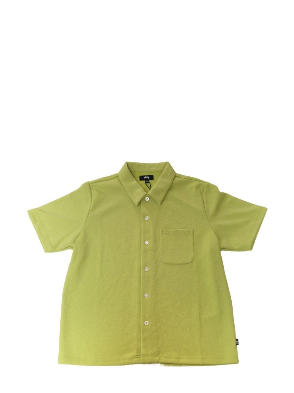 Stussy Men´s Green Crepe Jersey Shirt shirts - shirts