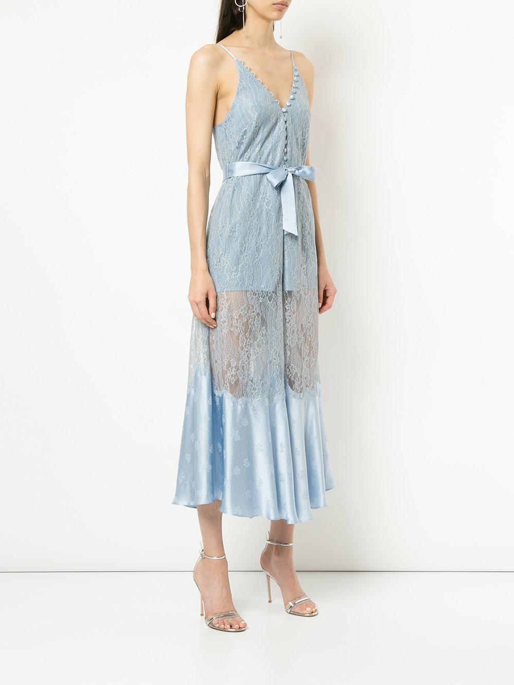 Alice McCALL Lace Give It Up Jumpsuit in Blue - Lyst