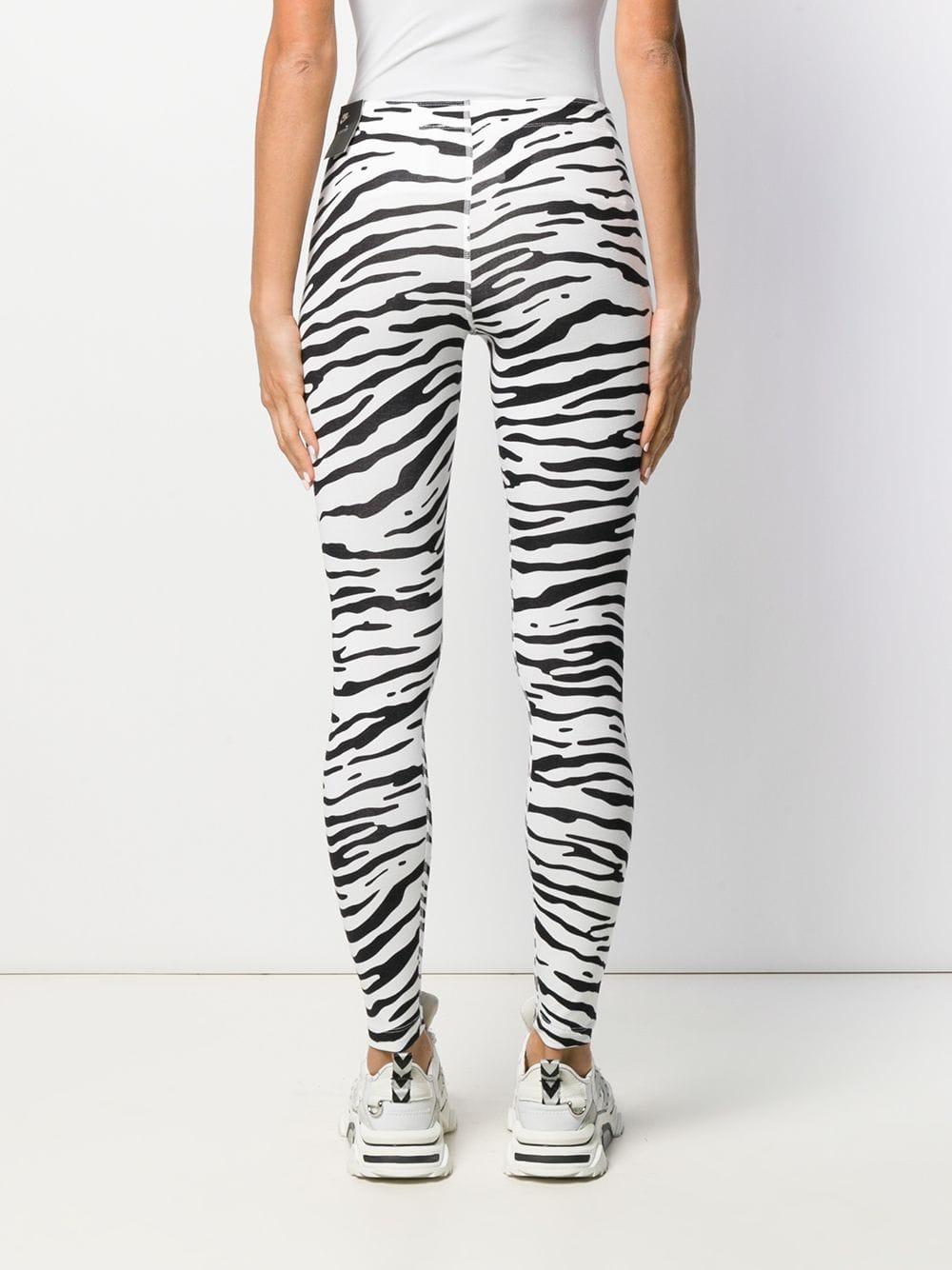 Nike Synthetic Zebra Print leggings in White | Lyst