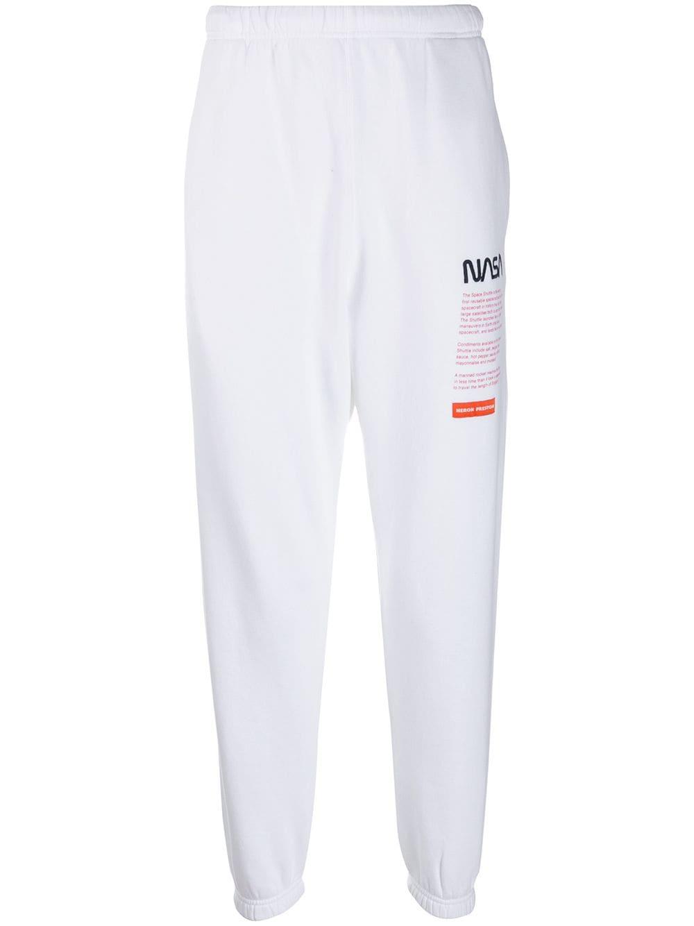 white nasa sweatpants