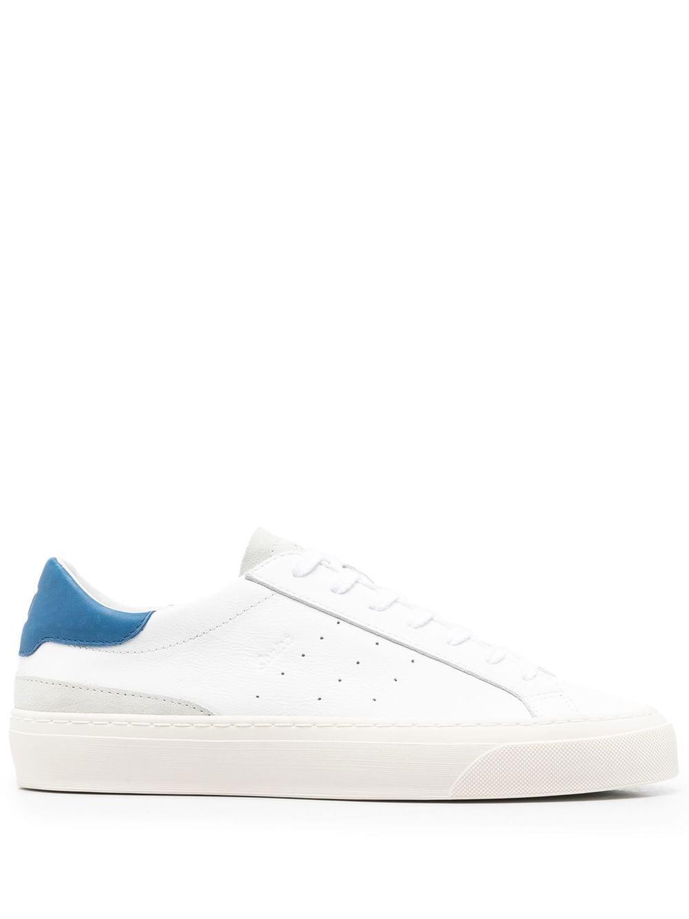 Date Sonica Leather Low-top Sneakers in White for Men | Lyst