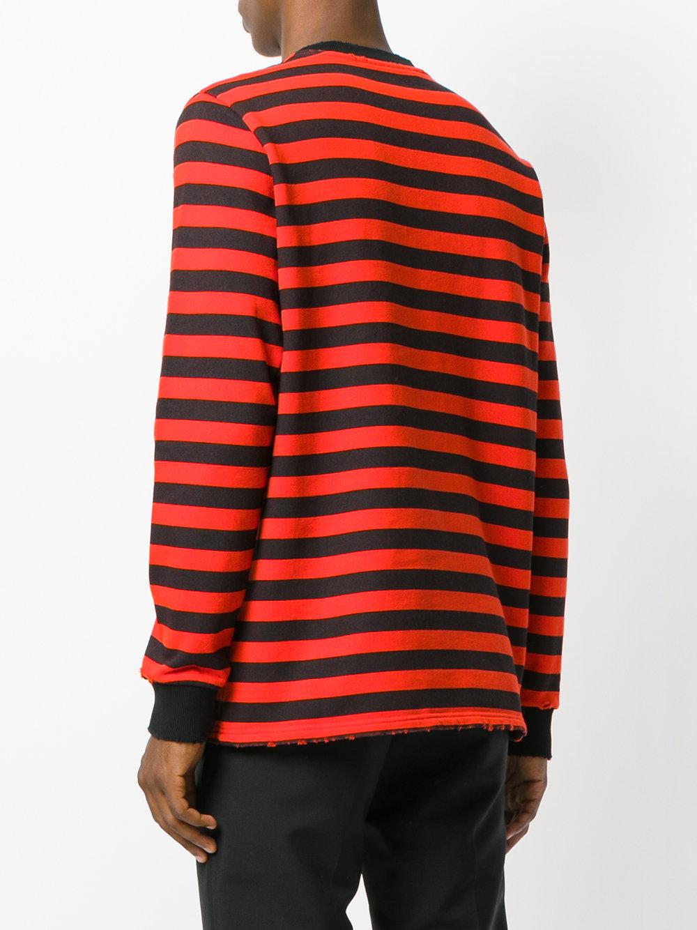 black striped sweatshirt