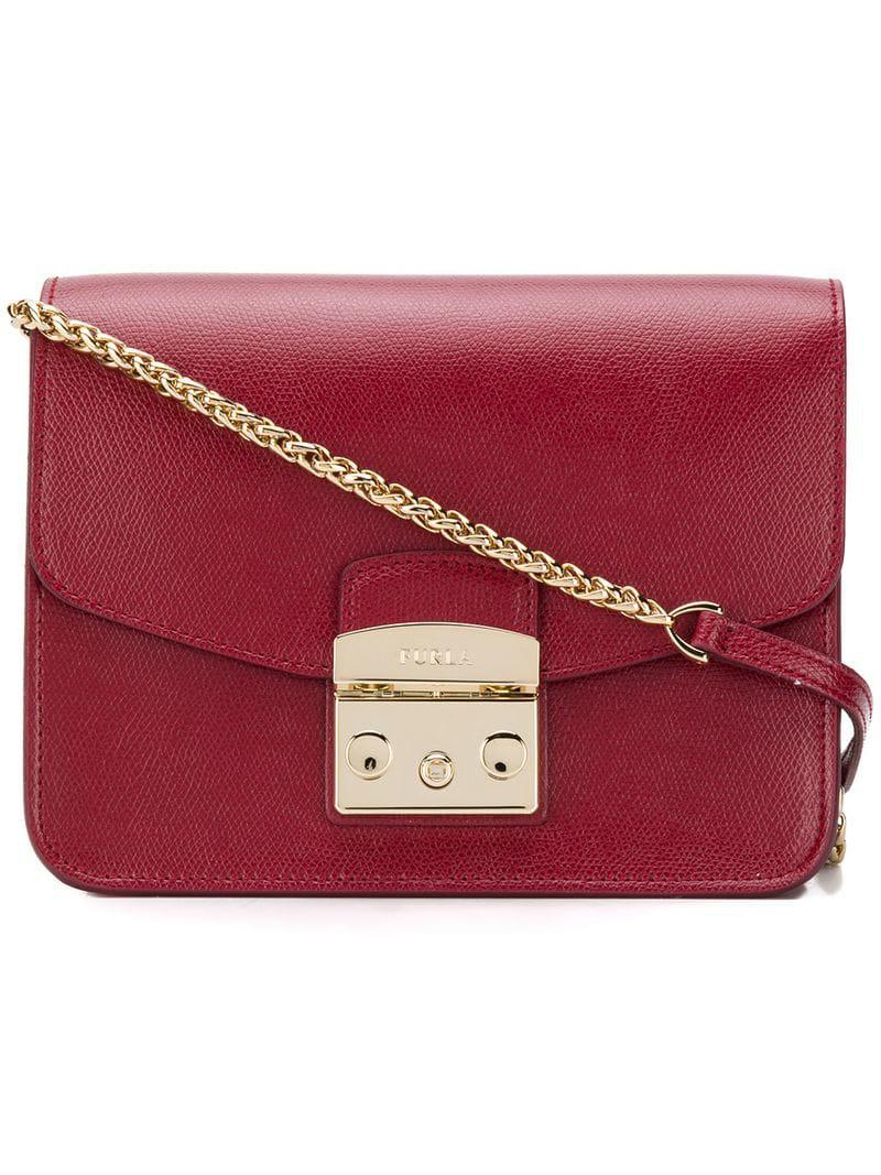 Furla Metropolis S Crossbody Bag in Red Lyst