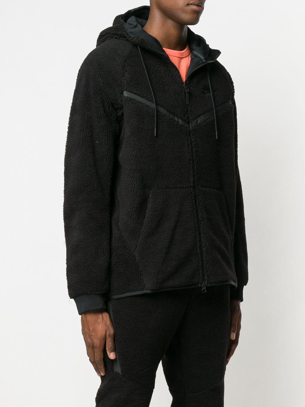 Nike Furry Jacket in Black for Men | Lyst
