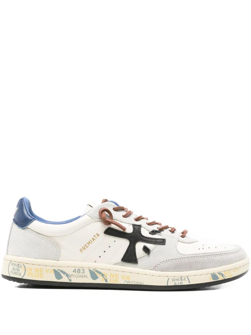 PREMIATA ☆ ANDY Low-Top Leather Sneakers ☆ プレミアータ PREMIATA SNEAKER ANDY Man Grey | Mascheroni Store