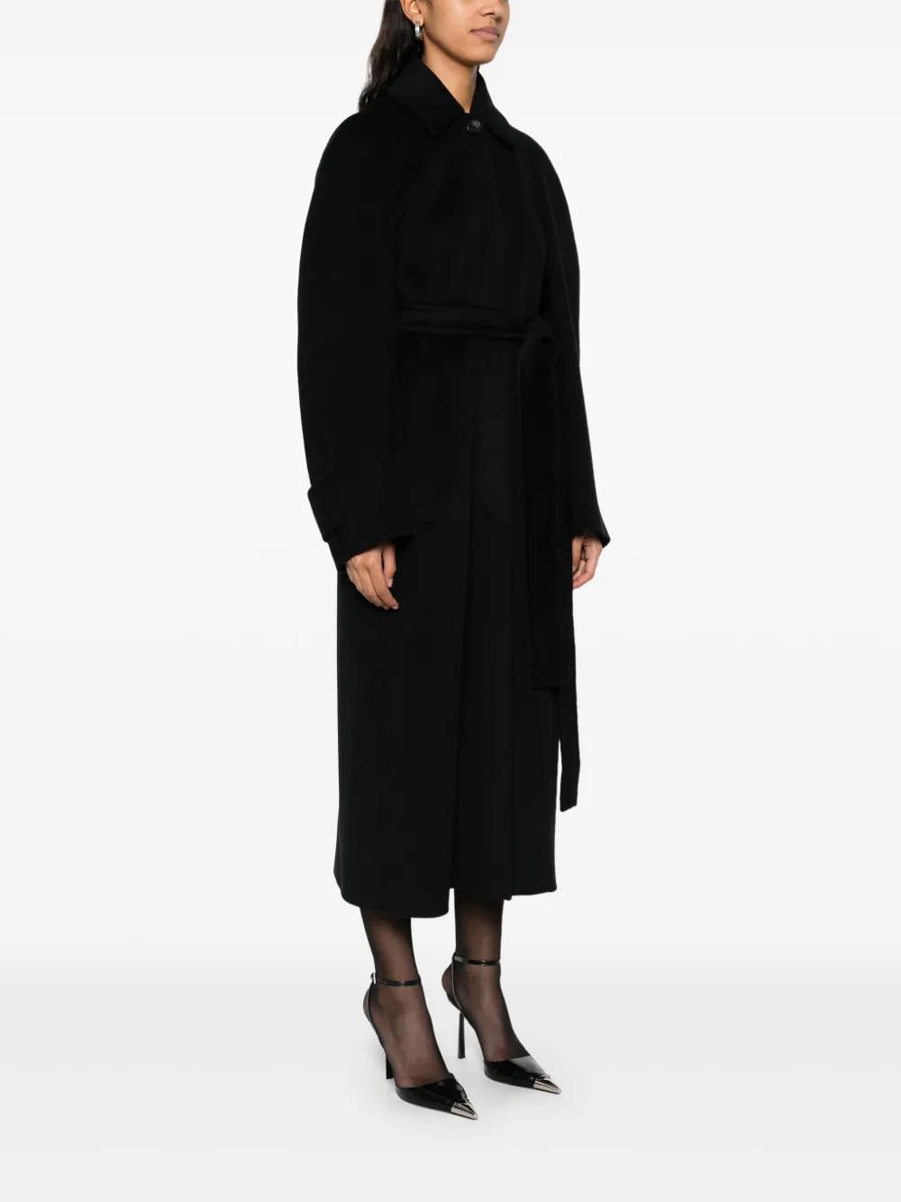 Sportmax Azzorre Coat in Black | Lyst