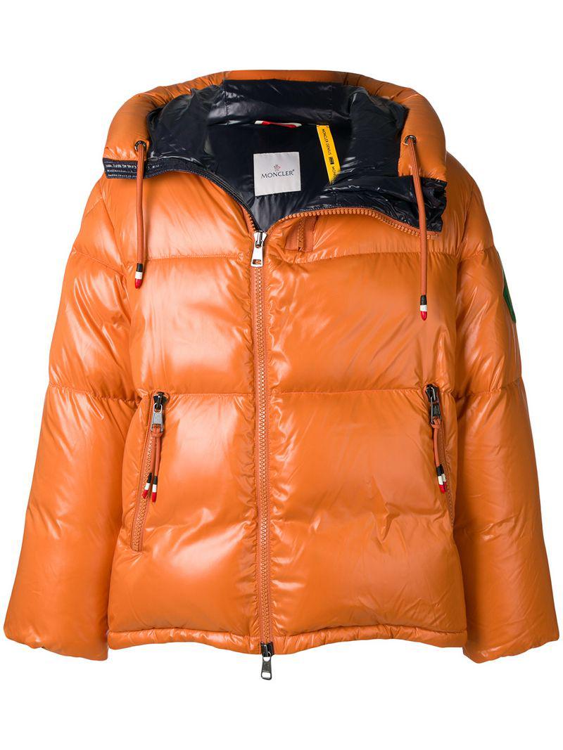 Moncler Synthetic 1952 Venant Jacket in Yellow & Orange (Orange 