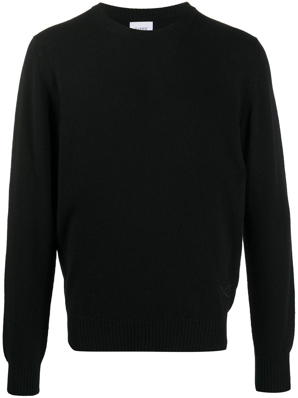 Barrie Logo Cashmere Jumper in Black for Men | Lyst