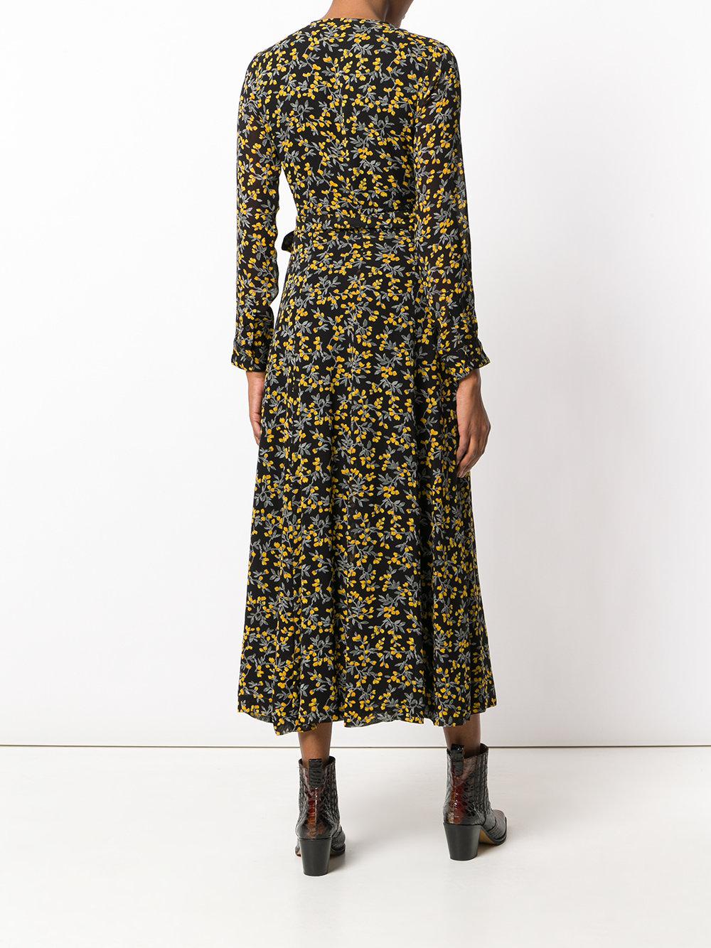 ganni marceau georgette maxi dress