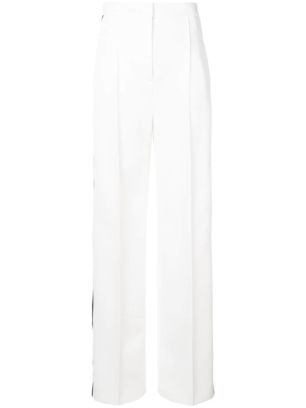 Fendi High-waisted Pleated Trousers in 