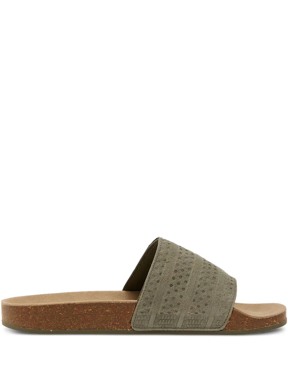 adidas Adilette Rs Suede Sandals in Brown for Men Lyst